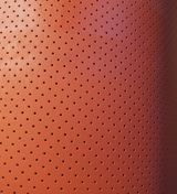 Embroidery on leather