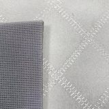 Embroidery on suede fabric